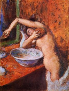 Woman Washing Herself